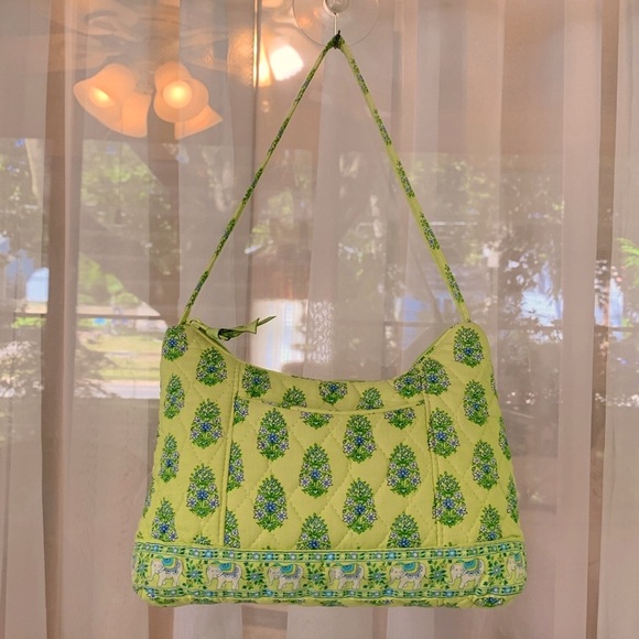 Vera Bradley Handbags - Vera Bradley, Elephant and floral pattern shoulder bag, EUC